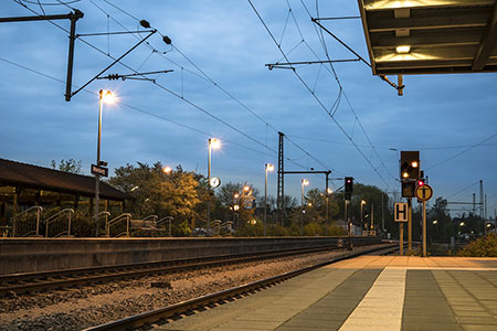 Soluciones de iluminación LED para estaciones de pasajeros