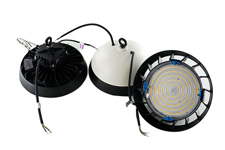  Luminaria LED de alto montaje tipo UFO, alumbrado industrial 