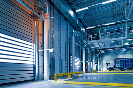  Luminaria LED de alto montaje lineal, alumbrado industrial 